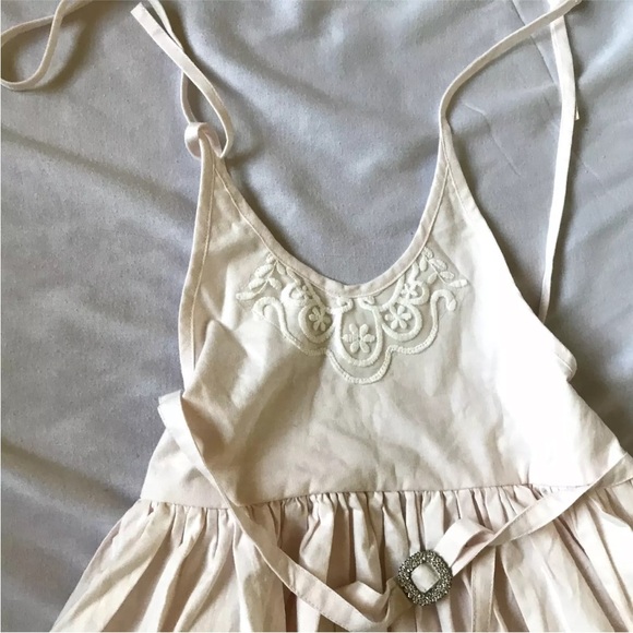 New Dollcake Oh So Girly Forever Girl Maxi Dress Blush Light Pink Size 8 - Picture 10 of 16